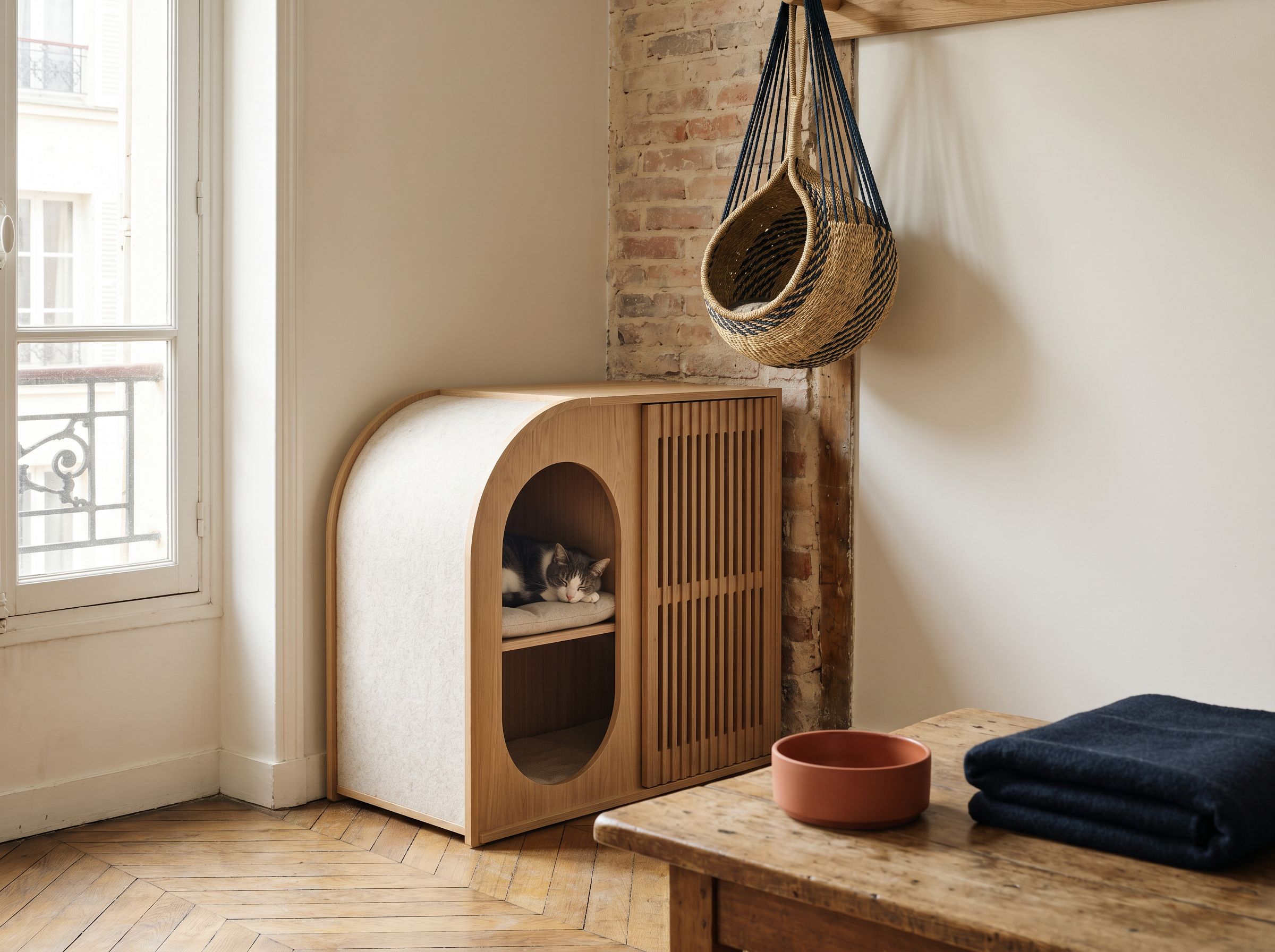 Combien coûte une maison pour chat — Fourchettes prix 2026 par type de mobilier